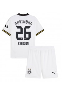 Borussia Dortmund Julian Ryerson #26 Jalkapallovaatteet Lasten Kolmas peliasu 2024-25 Lyhythihainen (+ Lyhyet housut)